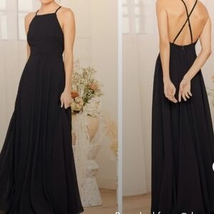 Lulu's Mythical Kind of Love Black Dress